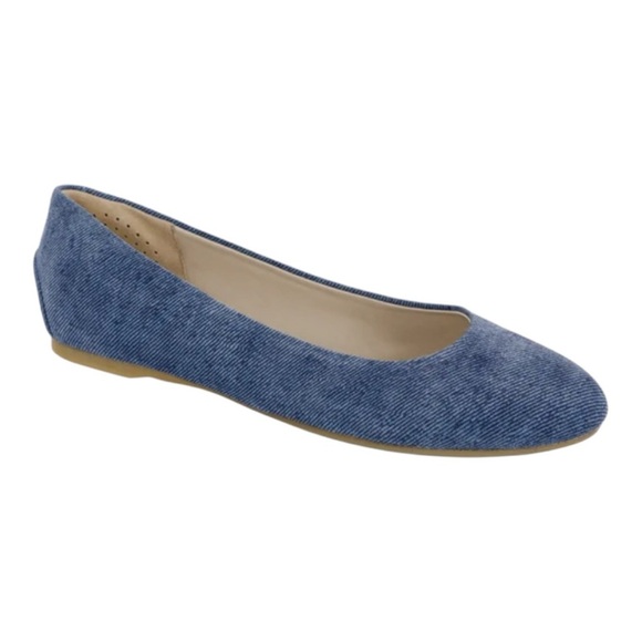 SAS Lacey Ballet Flat Blue Denim Size 9N - Picture 1 of 10